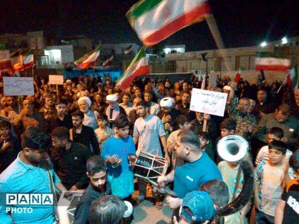 حضور مردم همیشه در صحنه حاضر شهرستان کهنوج و ایجاد حماسه‌ای دیگر 