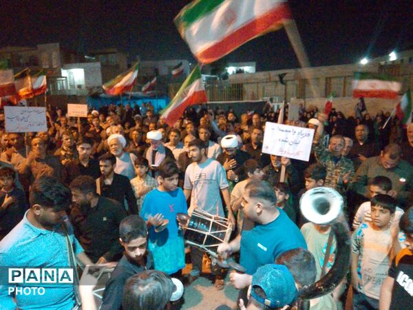 حضور مردم همیشه در صحنه حاضر شهرستان کهنوج و ایجاد حماسه‌ای دیگر 