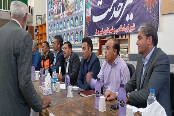 میز خدمت با حضور رؤسای ادارات در شهر بار