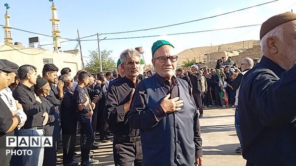 تشییع و تدفین شهید مصطفی حسینی در روستای سید آباد 