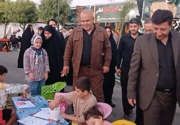حضور مدیران سازمان دانش‌آموزی کشور در موکب دانش‌آموزی کامیاران