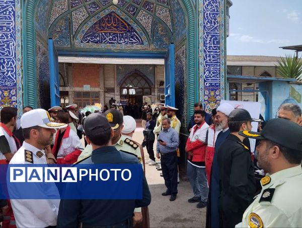 تشییع پیکر شهید مدافع امنیت در میاندورود 