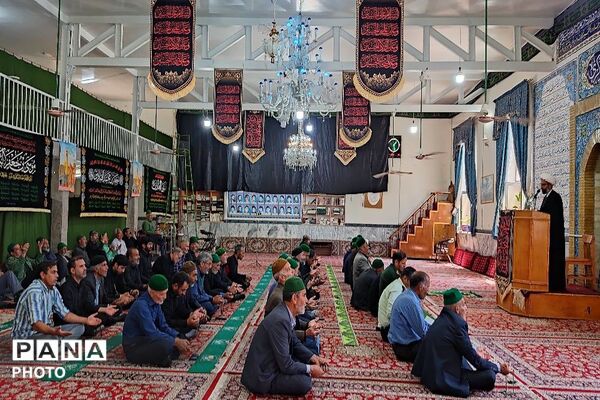 اقامه نماز عبادی سیاسی جمعه در نخستین روز از ماه محرم، مسجد جامع شهر بار