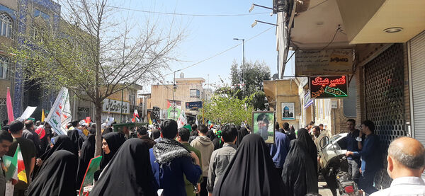 جلوه هایی از راهپیمایی روز جهانی قدس در قم