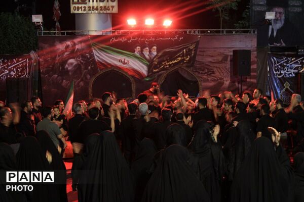 آیین سوگواری و عزاداری حسینی در میدان عدالت پردیس