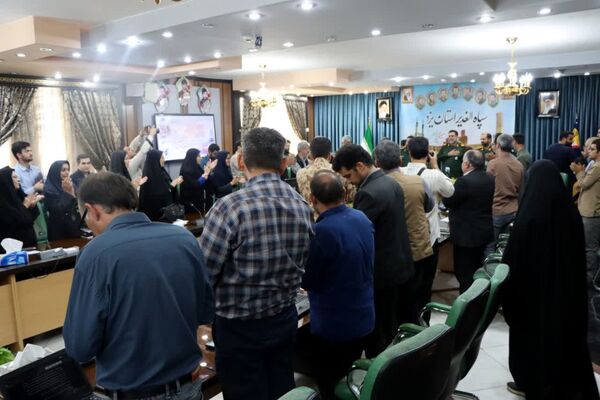 نشست خبری فرمانده سپاه الغدیر یزد