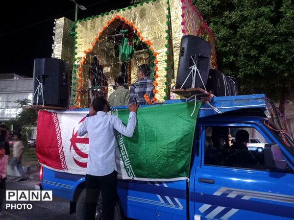 حماسه حضور مردم میناب در جشن عید غدیر