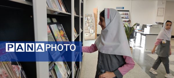 بازدید دانش آموزان دبستان محجبه از کتابخانه اندیشه شیروان