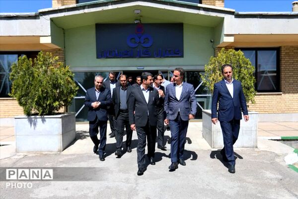 بازدید مسئولان همدان از شرکت کنترل گاز اکباتان