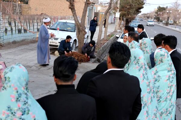 جشن ازدواج‌‌ آسان ۹ زوج بسیجی در گناباد