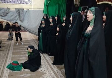 مراسم سوگواری و شهادت حضرت رقیه (س) در مسجد جامع درگزین 