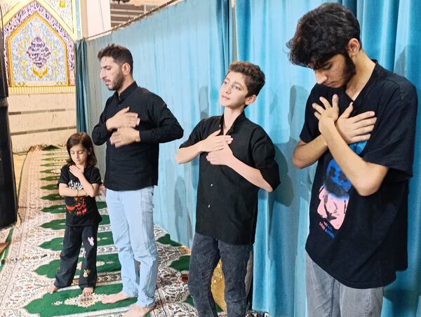 مراسم سوگواری شهادت حضرت رقیه (س) در شهر سفید‌دشت 
