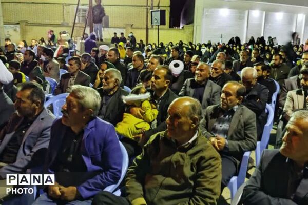 سوگواری مردم روستاهای شهر قلعه رئیسی در پی شهادت رهبر انقلاب