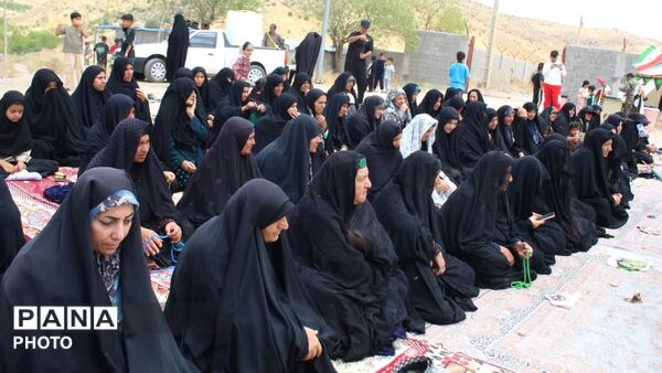 پیاده روی جاماندگان اربعین حسینی در شهرستان مارگون 
