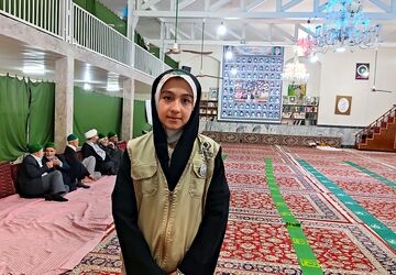 گذری بر اولین روز اعتکاف دانش آموزی سه روز در بهشت، شهر بار نیشابور