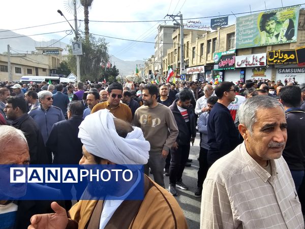حضور پرشور مردم انقلابی جهرم در جشن 47 سالگی انقلاب اسلامی