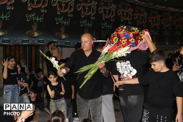 مراسم سوگواری حضرت قاسم بن الحسن (ع) در هیئت جوانان عباسیه شیرودی اسلامشهر