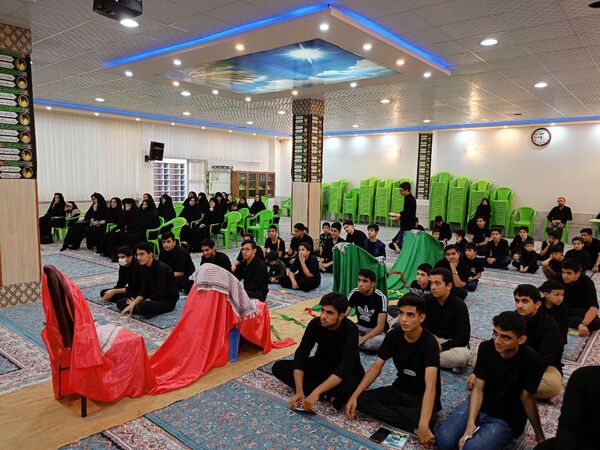 برگزاری هیأت دانش‌آموزی انصارالمهدی در کاشمر 