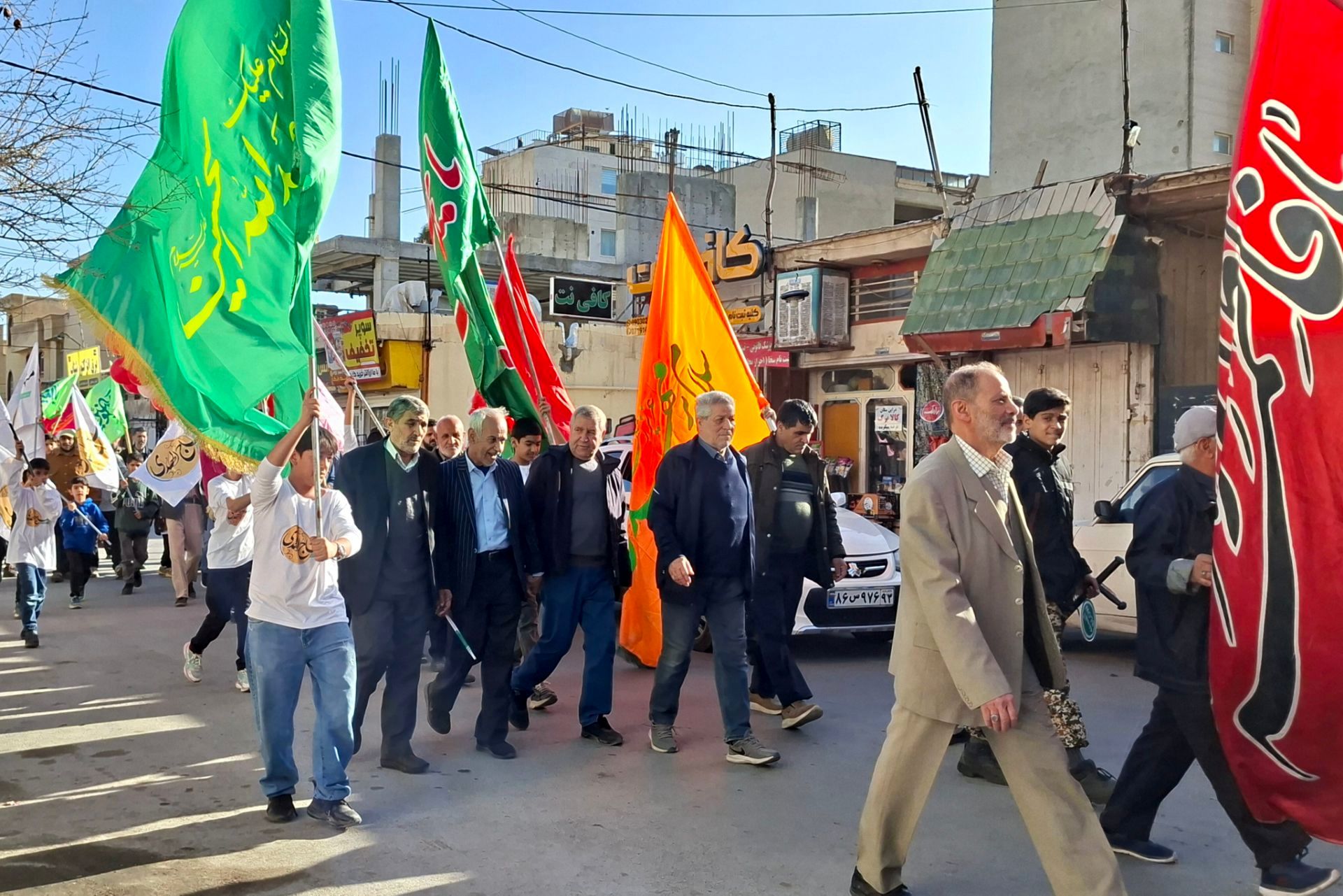 خوشحالی و شادی‌پیمایی در جشن تولد امام مهربان