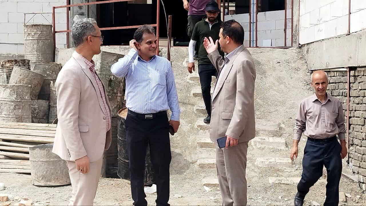 بازدید مدیر آموزش و پرورش اسلامشهر از پروژه های در حال ساخت آموزش و پرورش
