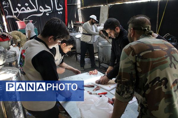 دانش‌آموزان پیشتاز رباط کریم، خادمان کوچک اربعین حسینی