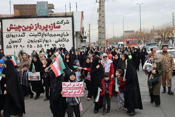 حضور مردم چهاردانگه در جشن چهل و هفتمین سالگرد شکوهمند انقلاب اسلامی