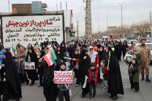 حضور مردم چهاردانگه در جشن چهل و هفتمین سالگرد شکوهمند انقلاب اسلامی