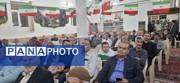 برگزاری یادواره شهدا در روستای نامن شهرستان داورزن