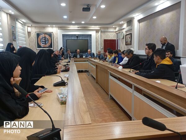جلسه تشکلات دانش آموزی با نماینده مردم نیشابور در مجلس شورای اسلامی