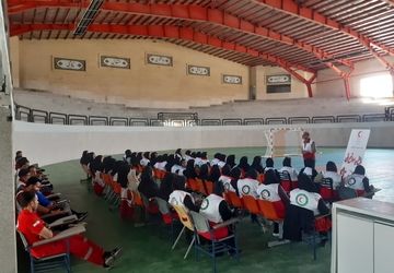 برگزاری کارگاه آموزش تخصصی «پاسخ به سوانح ملی» ویژه امدادگران در جمعیت هلال احمر شهرستان بروجن 