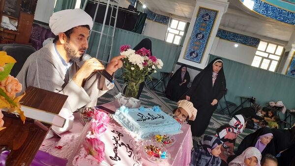مراسم جشن دهه کرامت و استقبال از پرچم حرم رضوی در شهرستان‌فیروزکوه