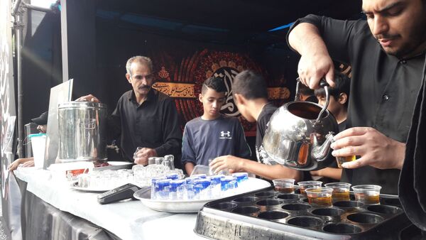 خدمت‌رسانی موکب ریحانه الحسین شهرستان شازند