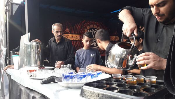 خدمت‌رسانی موکب ریحانه الحسین شهرستان شازند