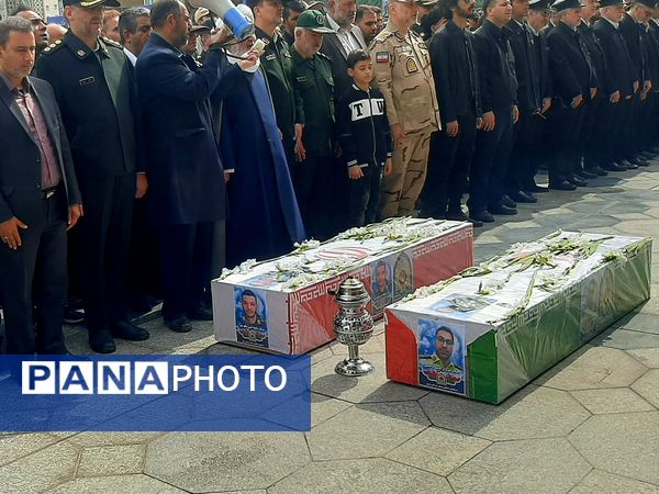 تشییع پیکر شهدای نیروی انتظامی مشهد مقدس