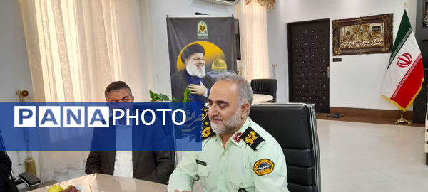 نشست صمیمی شورای معاونان آموزش و پرورش قم با فرمانده پلیس 