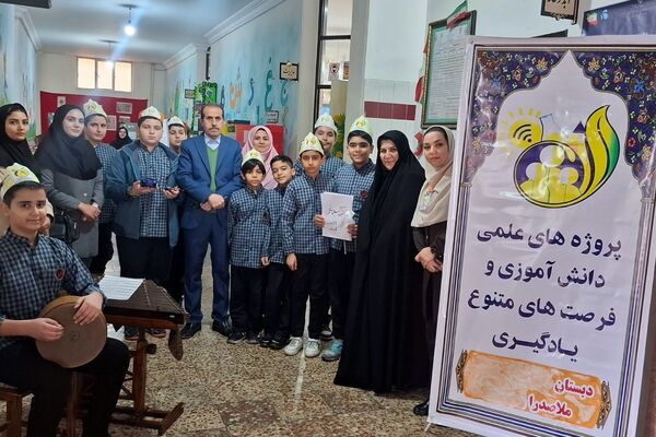 خلاقیت دانش‌آموزی در نمایشگاه جابر زیر ذره‌بین کارشناسان آموزش‌وپرورش قدس