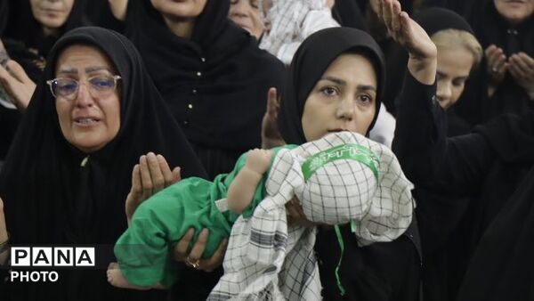شیرخوارگان حسینی در مصلی پاکدشت؛ تجلی عشق به کوچک‌ترین سربازان عاشورا
