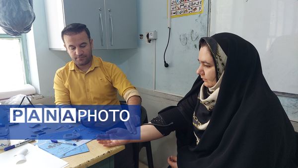 کانکس دارویی و دندانپزشکی رایگان در دبستان پرورش محمدشهر