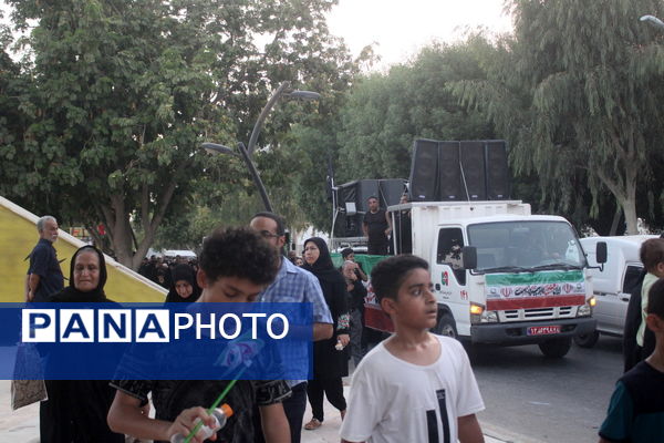 پیاده‌روی جاماندگان اربعین حسینی در بوشهر