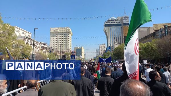 راهپیمایی روز قدس در میدان بیت المقدس