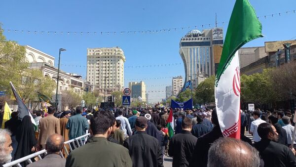 راهپیمایی روز قدس در میدان بیت المقدس