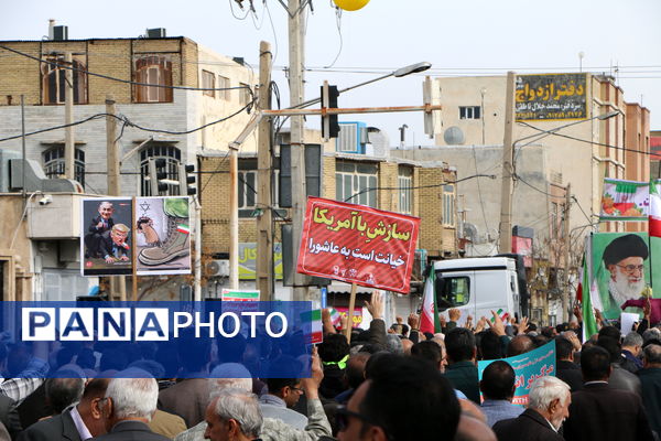 حضور پرشور مردم انقلابی جهرم در جشن 47 سالگی انقلاب اسلامی
