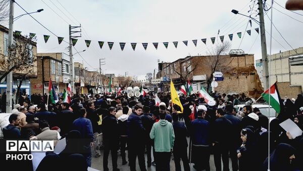 راهپیمایی روز قدس در شهر بن
