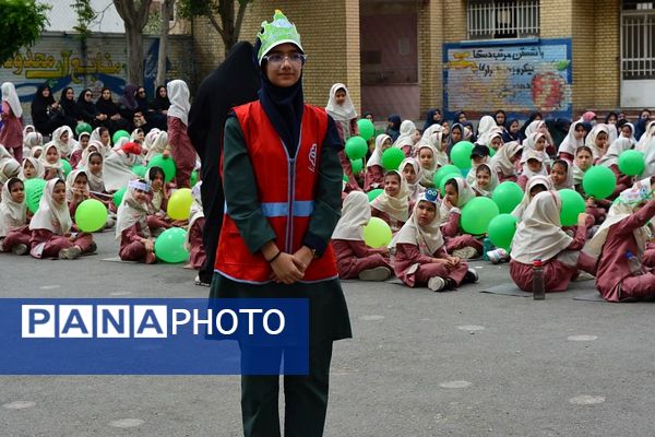 برگزاری مراسم هفته زمین پاک در بهارستان‌دو