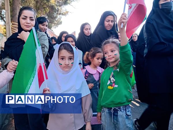 راهپیمایی روز ۱۳ آبان در شهرستان سملقان