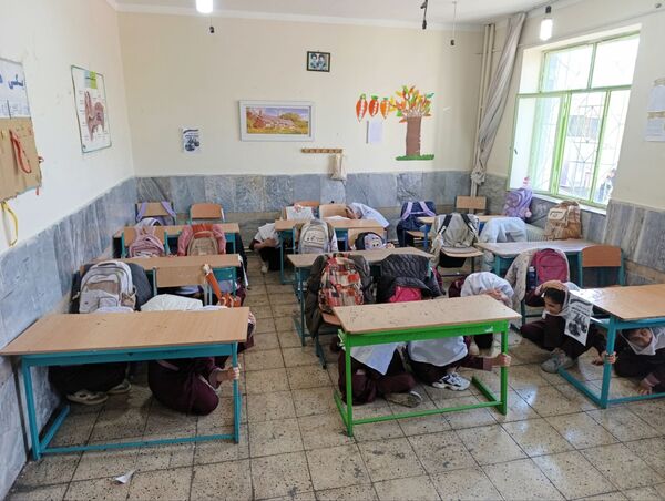 بیست و هفتمین مانور سراسری زلزله در مدارس شهرستان چوار