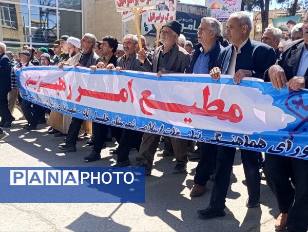 راهپیمایی باشکوه روز جهانی قدس در شهرستان خلیل‌آباد