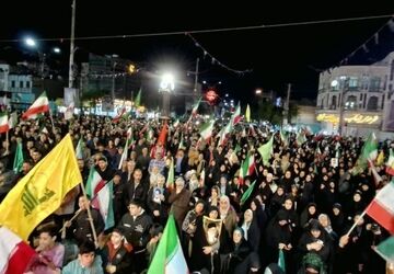 راهپیمایی پرشور مردم رباط‌کریم