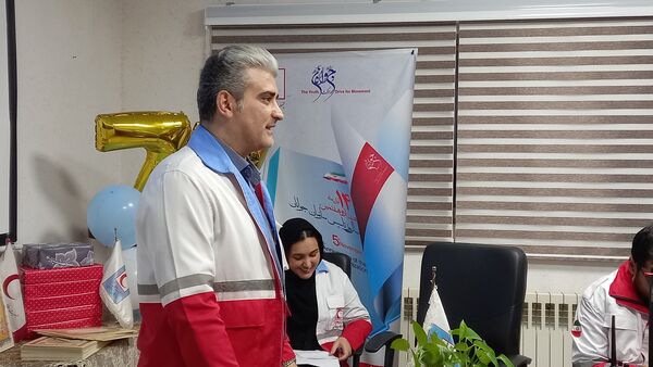 گرامیداشت سالگرد امور جوانان هلال احمر در قائمشهر