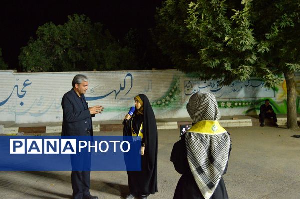 مراسم شب‌دهم محرم در هیئت فرهنگیان  نیشابور